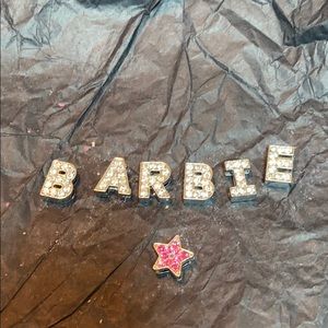 Loose rhinestone letters